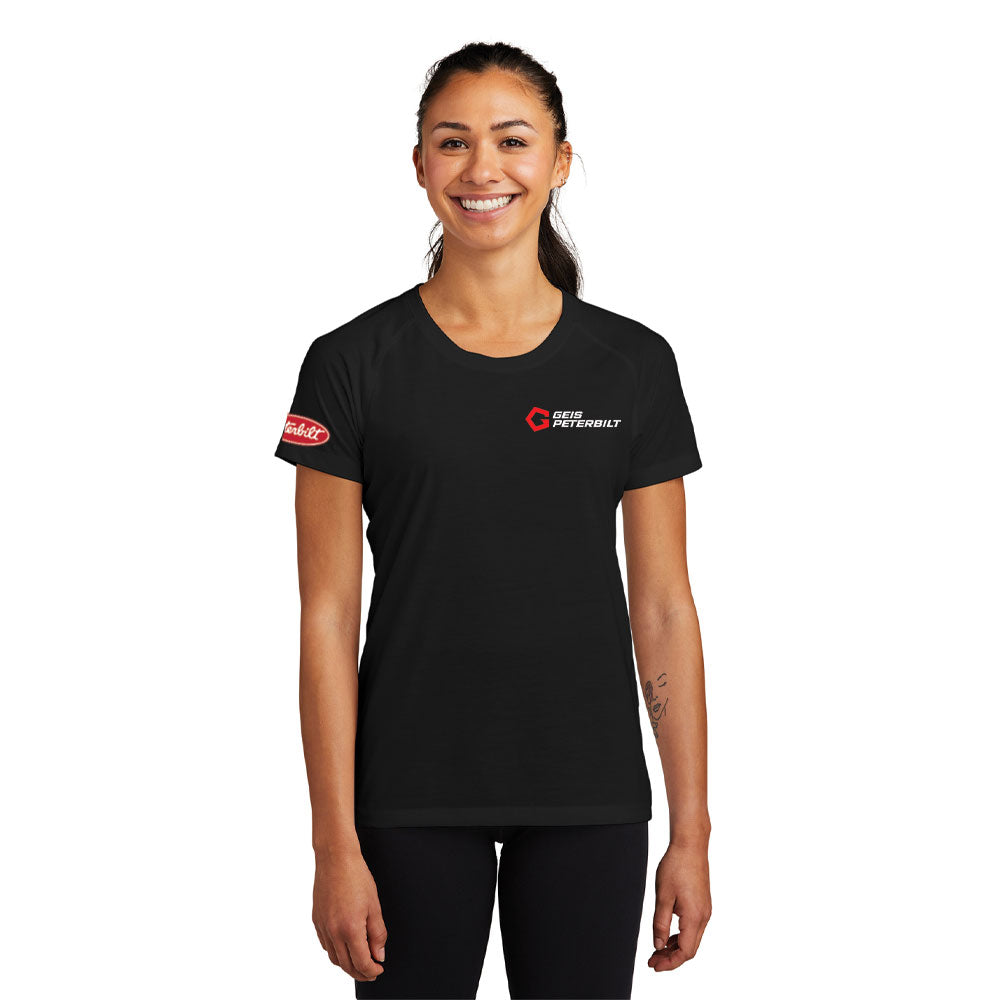 Sport-Tek® Ladies PosiCharge® Tri-Blend Wicking Scoop Neck Raglan Tee - LST400