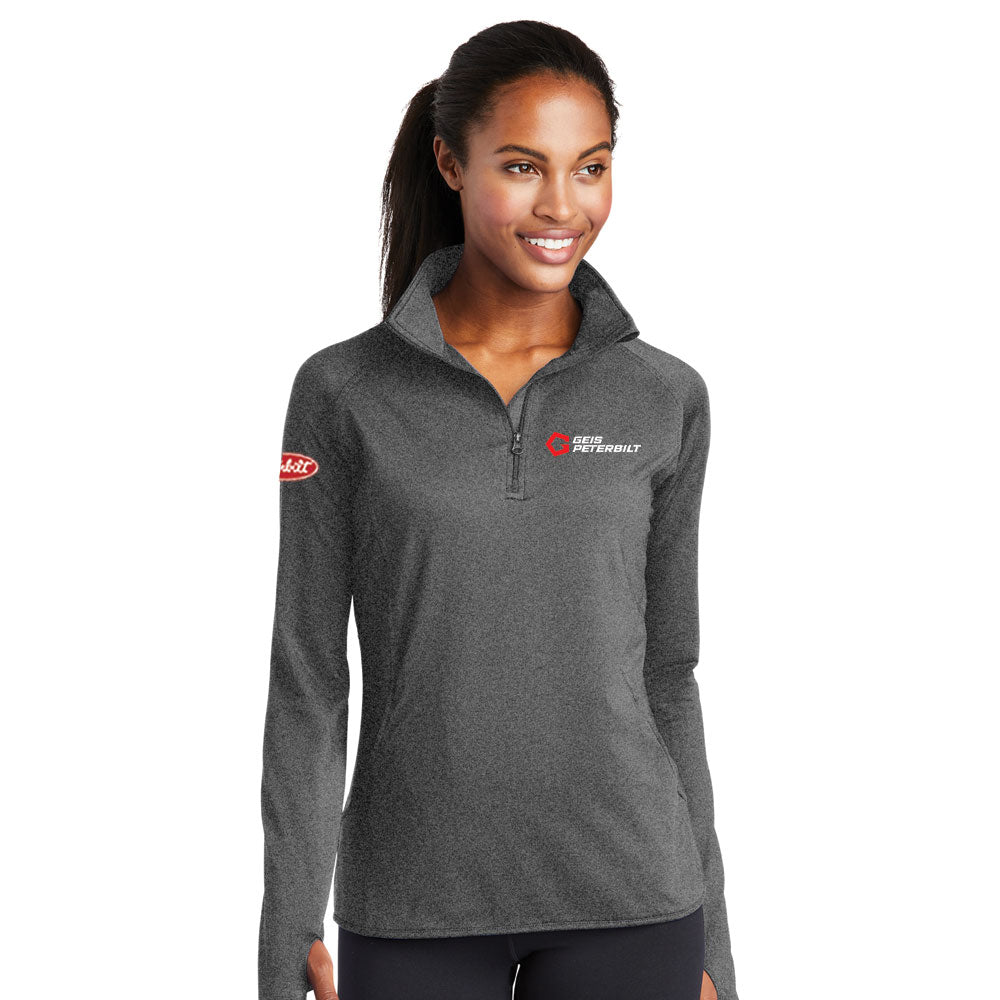 Sport-Tek® Ladies Sport-Wick® Stretch 1/2-Zip Pullover - LST850