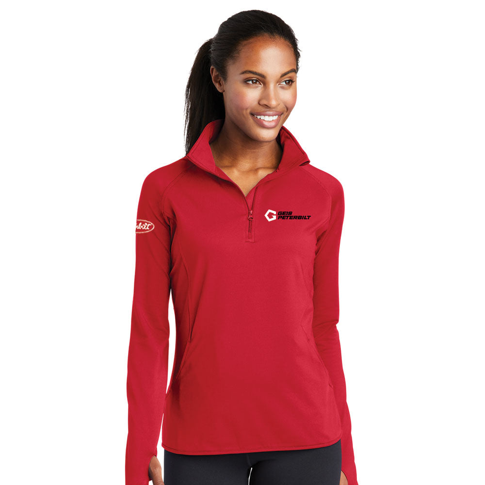 Sport-Tek® Ladies Sport-Wick® Stretch 1/2-Zip Pullover - LST850