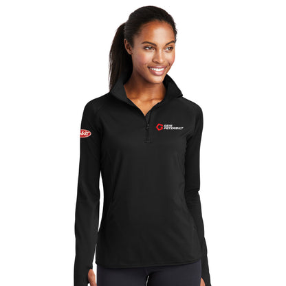 Sport-Tek® Ladies Sport-Wick® Stretch 1/2-Zip Pullover - LST850