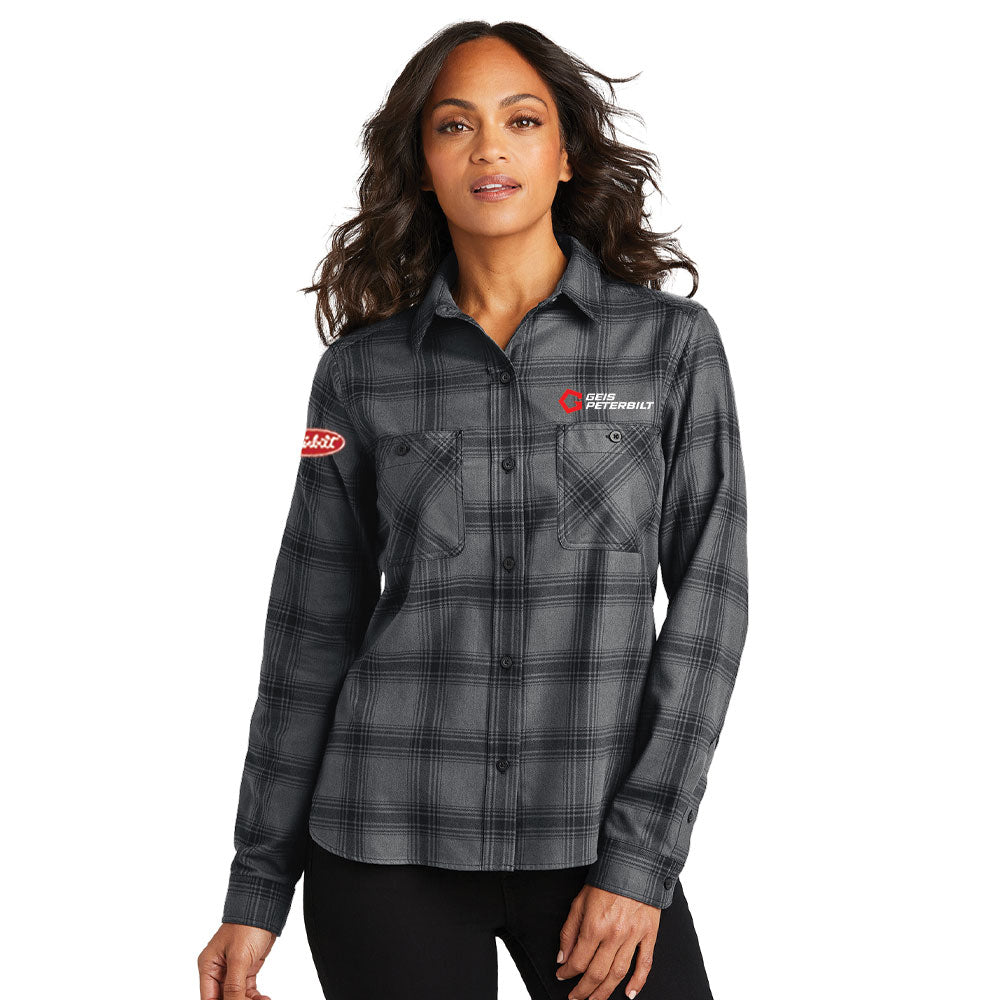 Port Authority® Ladies Plaid Flannel Shirt - LW669