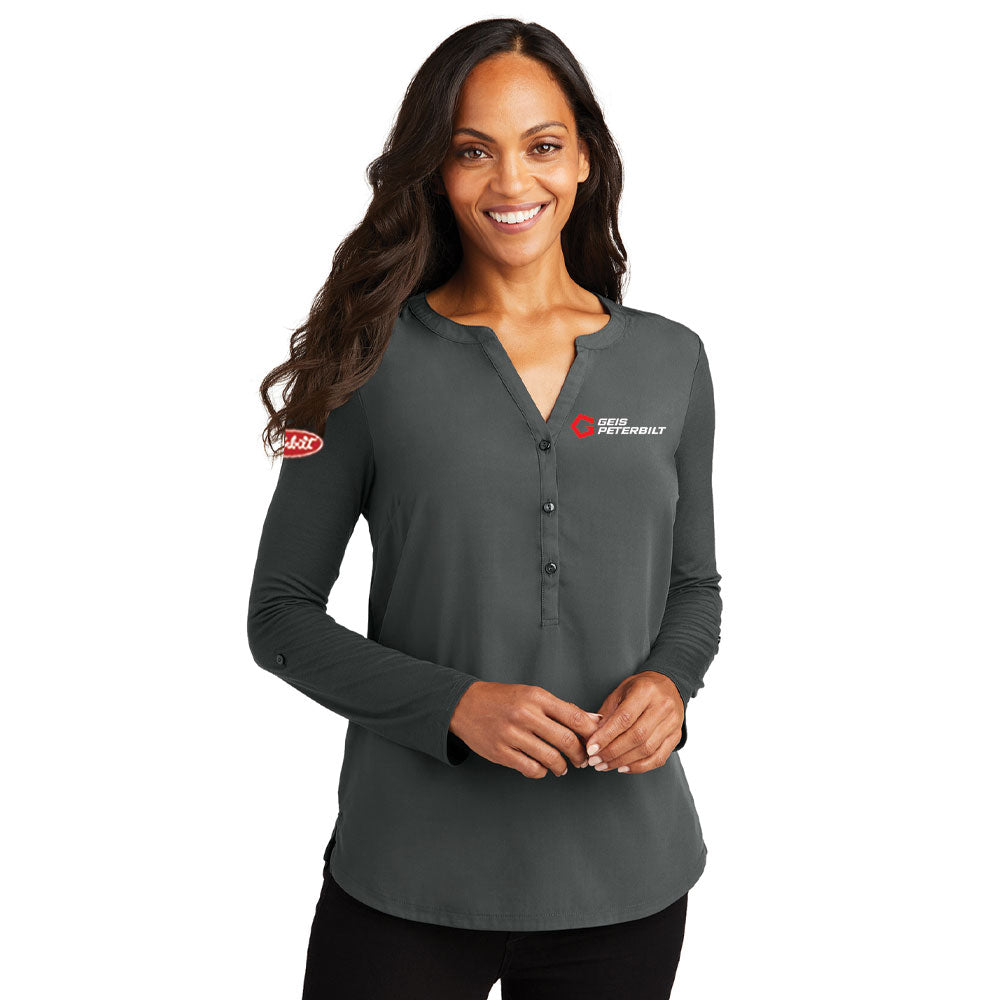 Port Authority® Ladies Concept Henley Tunic - LK5432